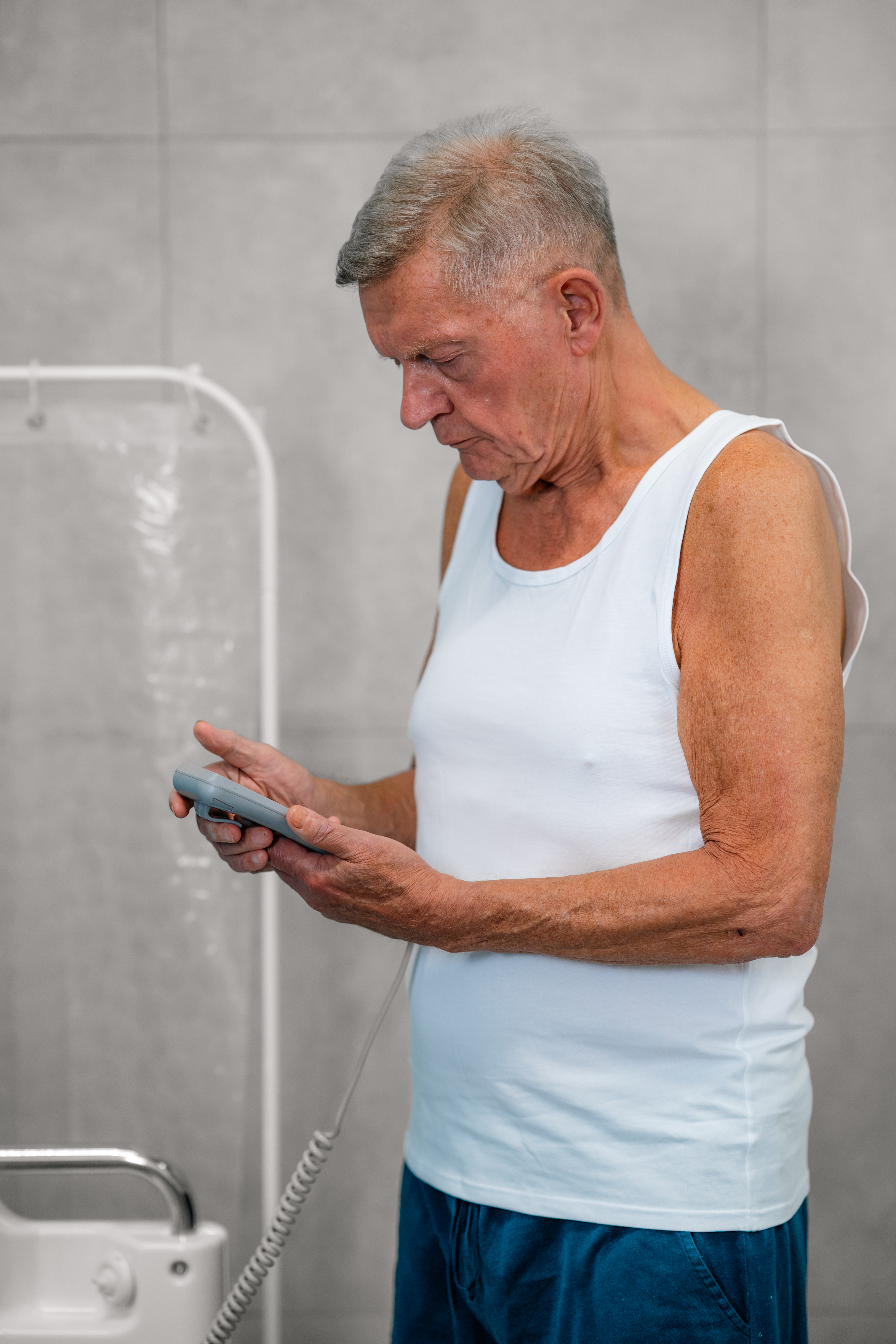 Peaceful home care moment